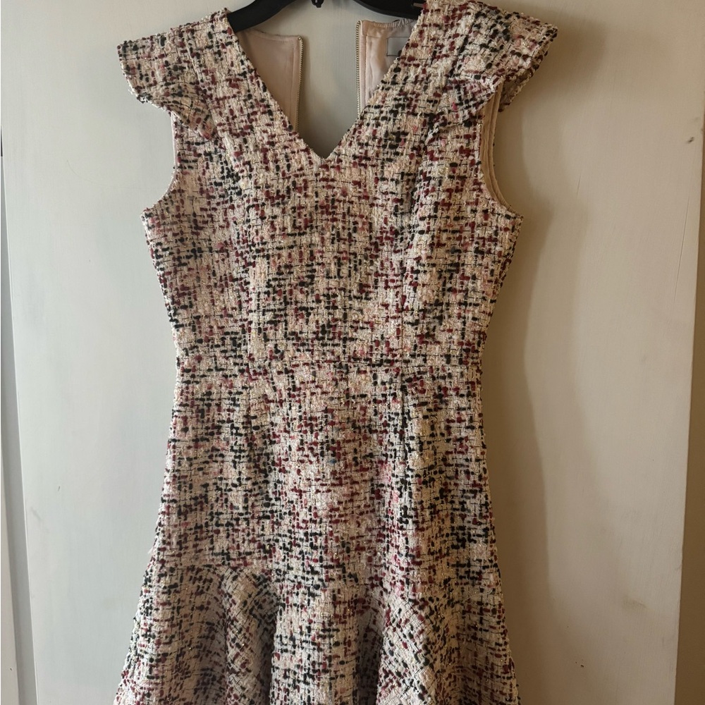 Adelyn Rae Multicolor Tweed Mini Dress
